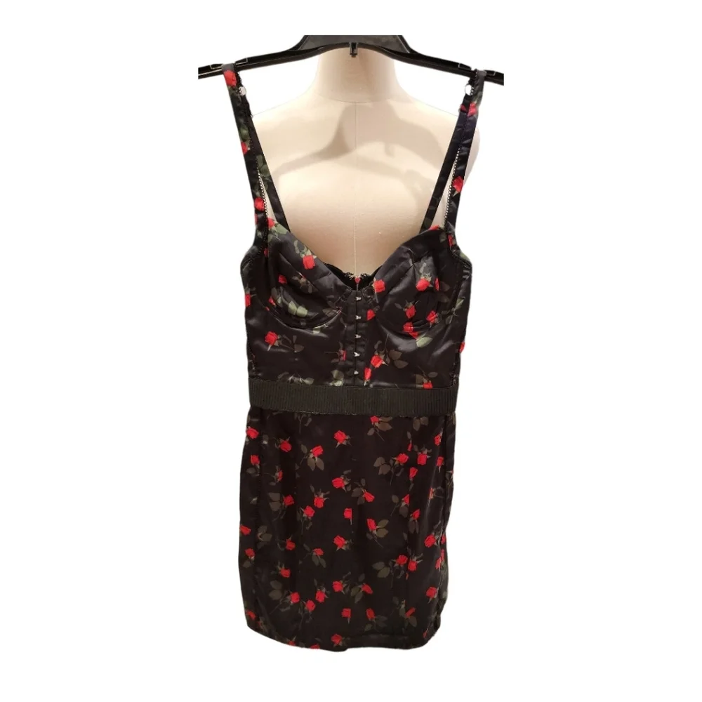 For Love And Lemons Black Floral Dress - Picture 3 of 5